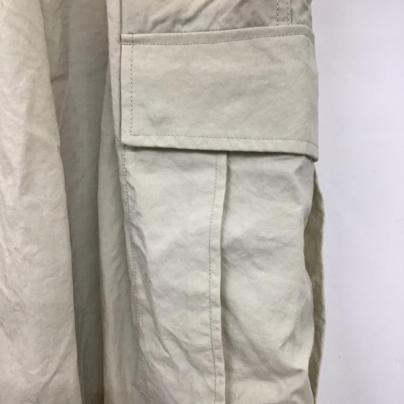 インヘリット INHERIT ボトムス ボトムス 21030720600210 NYオックス6ポケット ブカパンツ カーゴパンツ ナイロン L 無地 アイボリー / アイボリー /  メンズ USED 古着 中古 10122165