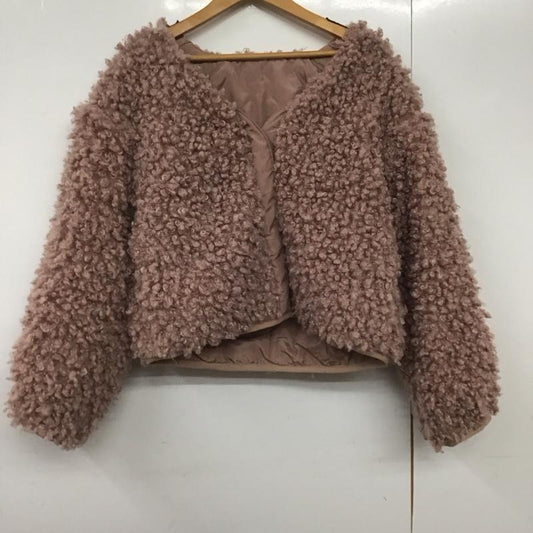 ダブルクローゼット w closet ジャケット、上着 ジャンパー、ブルゾン リバーシブル FREE 無地 桃 / ピンク /  レディース USED 古着 中古 10142040