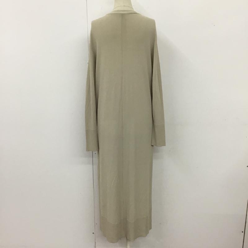 ミラオーウェン Mila Owen カーディガン 長袖 09wnd211451 ロングカーディガン 長袖カーディガン 前開き 0 無地 ベージュ / ベージュ /  レディース USED 古着 中古 10118569