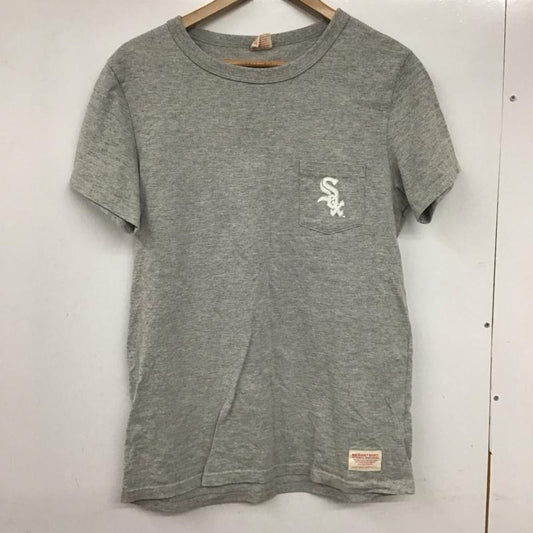 マジェスティック MAJESTIC Tシャツ 半袖 M プリント X ロゴ、文字 灰 / グレー /  メンズ USED 古着 中古 10134810