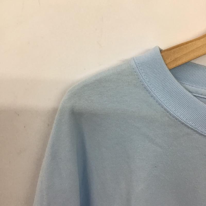 ラファイエット Lafayette Tシャツ 半袖 バックプリント クルーネック XL ロゴ、文字 水色 / ライトブルー /  メンズ USED 古着 中古 10140238