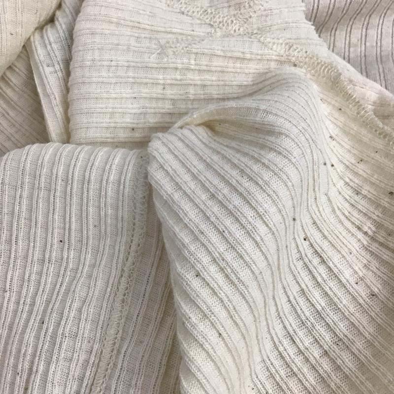 ナンバーナイン NUMBER (N)INE カットソー 長袖 長袖カットソー ヘンリーネックカットソー リブカットソー 3 無地 アイボリー / アイボリー /  メンズ USED 古着 中古 10137009