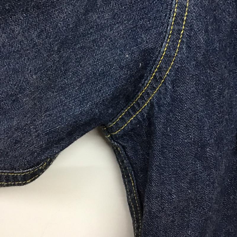 リーバイス Levi s シャツ、ブラウス 長袖 長袖シャツ 無地シャツ カラーシャツ デニムシャツ L ロゴ、文字 インディゴ / インディゴ /  メンズ USED 古着 中古 10140853
