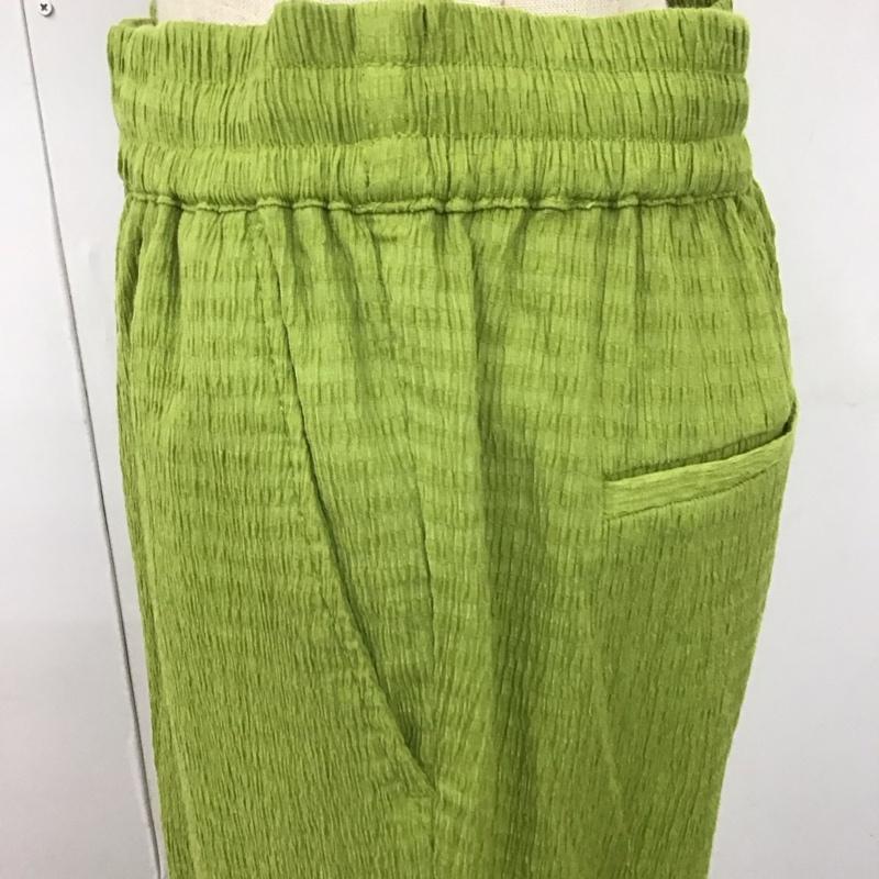 ニコアンド niko and... ボトムス ボトムス S223IL21FL イージーパンツ ワイドパンツ L  黄緑 / イエローグリーン /  レディース USED 古着 中古 10111558
