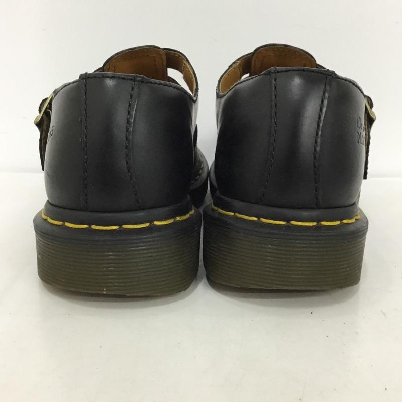 ドクターマーチン Dr.Martens 革靴 革靴 AW004 メダリオン メリージェーン ストラップ UK4 US：6  黒 / ブラック /  レディース USED 古着 中古 10124862