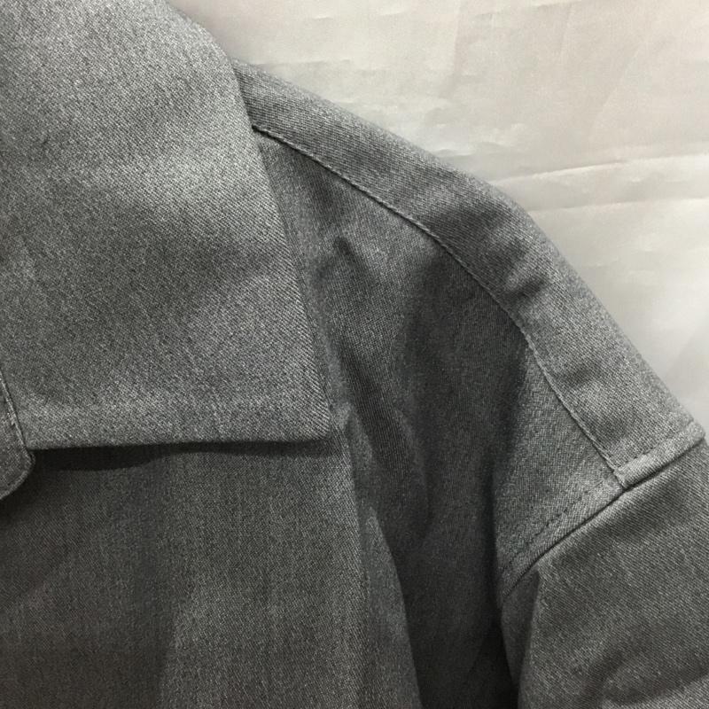 クラフトスタンダードブティック CRAFT STANDARD BOUTIQUE シャツ、ブラウス 半袖 PP32M0A0600 オープンカラーシャツ L 無地 灰 / グレー /  メンズ USED 古着 中古 10119326