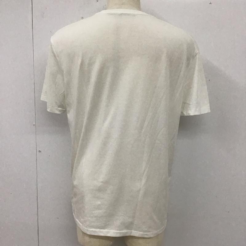ポロラルフローレン POLO RALPH LAUREN Tシャツ 半袖 半袖カットソー プリントTシャツ クルーネックカットソー L プリント 白 / ホワイト /  メンズ USED 古着 中古 10112829
