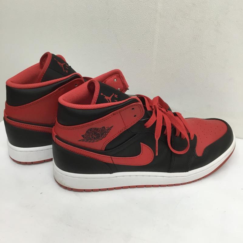 ナイキ NIKE スニーカー スニーカー AIR JORDAN 1 MID エアジョーダン 1 MID DQ8426-060 29.0cm ロゴ、文字 黒 / ブラック / X 赤 / レッド /  メンズ USED 古着 中古 10108136