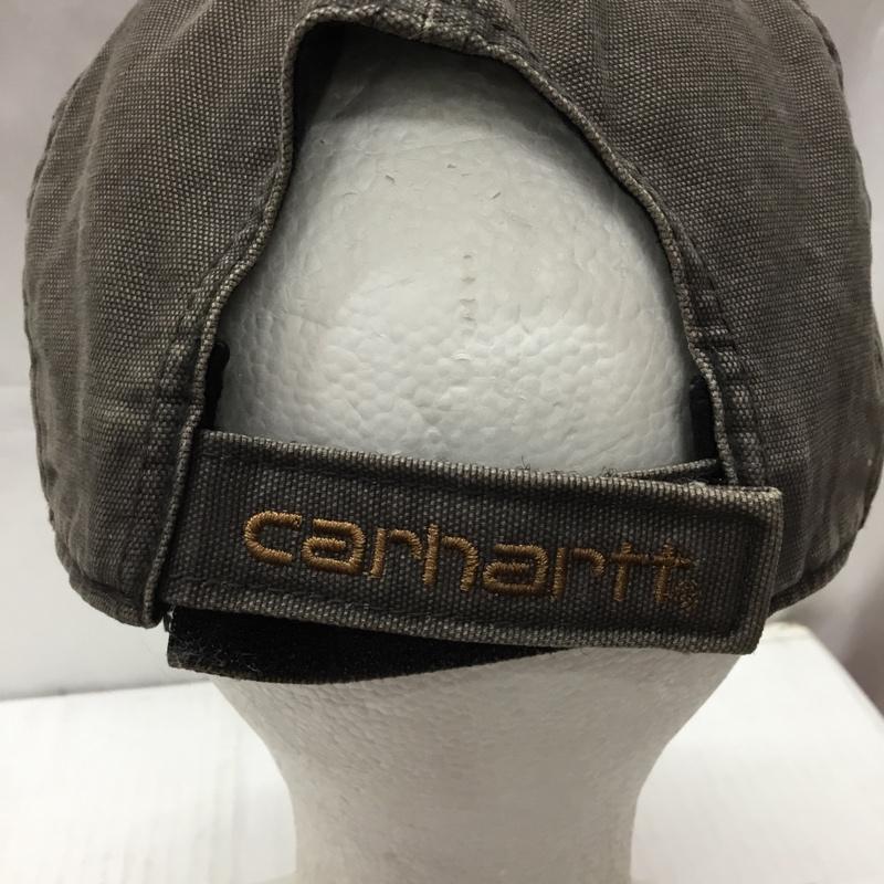 カーハート Carhartt 帽子 キャップ 100289 001 ODESSA CAP ロゴ、文字 チャコールグレー / チャコールグレー /  メンズ USED 古着 中古 10112535