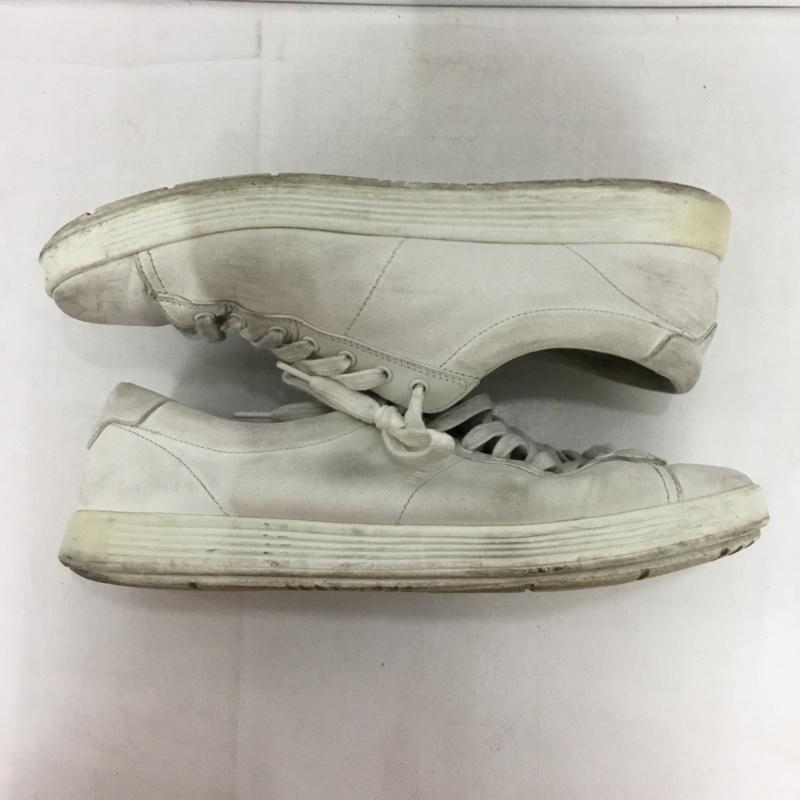 プラダ PRADA スニーカー スニーカー 4E 2860 8 レザー FREE ロゴ、文字 白 / ホワイト /  メンズ USED 古着 中古 10149821