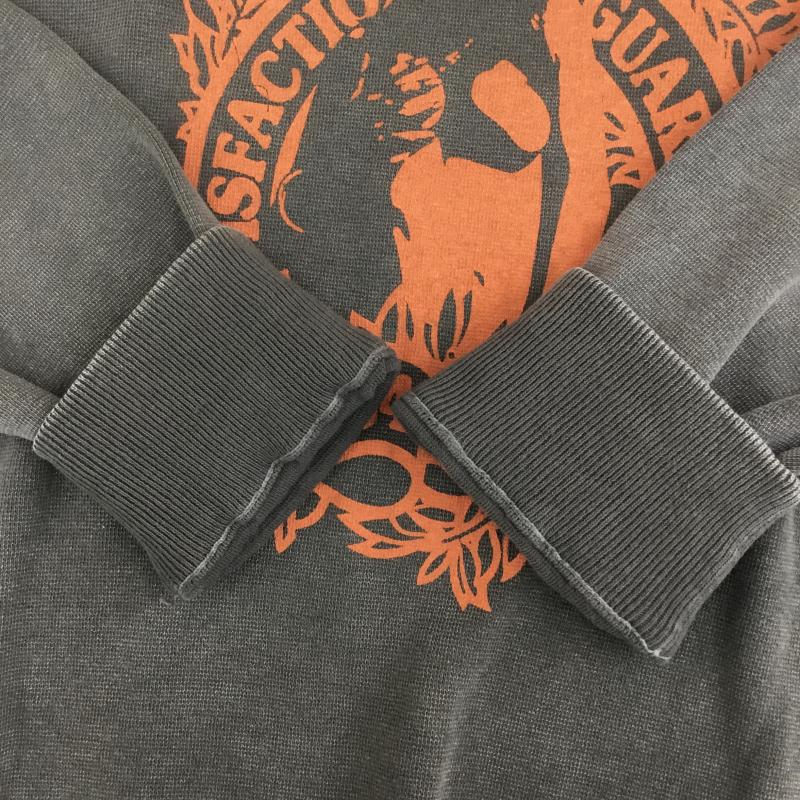 ヒステリックグラマー HYSTERIC GLAMOUR カットソー 長袖 02173NS01 HYSTERIC LEAF L プリント X キャラクター 橙 / オレンジ / X カーキ / カーキ /  メンズ USED 古着 中古 10133489