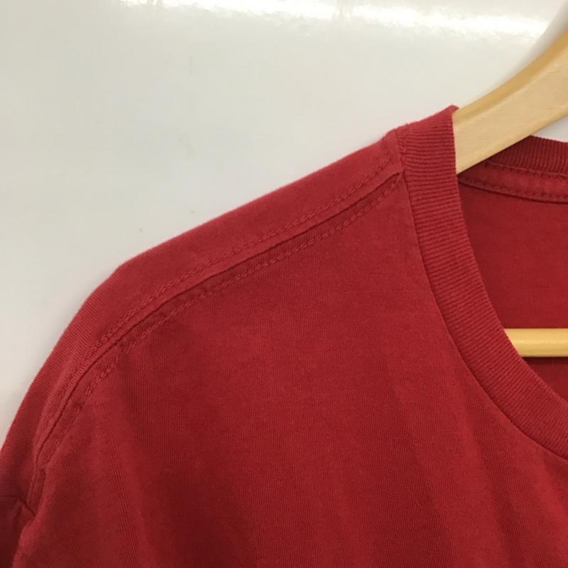 ノーティカ NAUTICA Tシャツ 半袖 半袖カットソー プリントTシャツ クルーネックカットソー XL ロゴ、文字 赤 / レッド /  メンズ USED 古着 中古 10134028