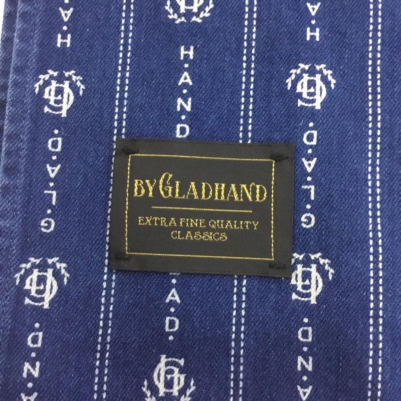 バイ グラッドハンド BY GLADHAND ストール ストール一般 デニム マフラー 総柄 ロゴ、文字 インディゴ / インディゴ /  メンズ USED 古着 中古 10140433