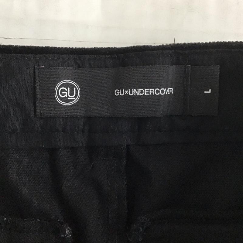 ジーユー GU ボトムス ボトムス コーデュロイワイドパンツ UNDERCOVER L 無地 黒 / ブラック /  レディース USED 古着 中古 10108100
