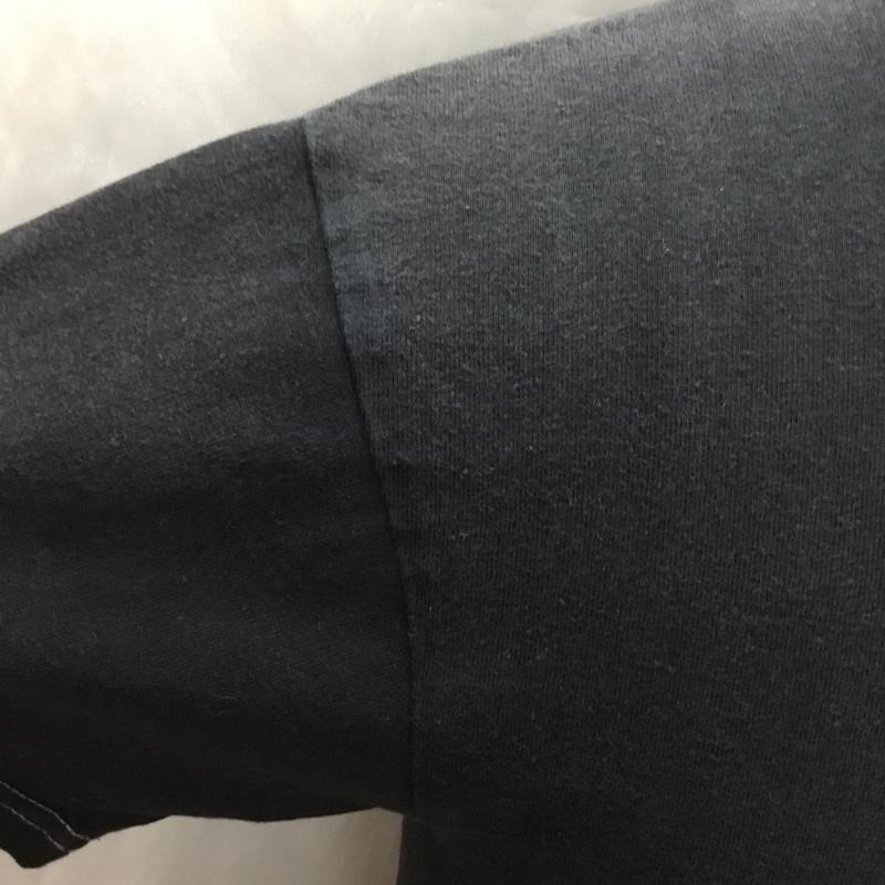 フラットヘッド The Flat Head Tシャツ 半袖 半袖カットソー プリントTシャツ クルーネックカットソー 38 ロゴ、文字 黒 / ブラック /  メンズ USED 古着 中古 10116720