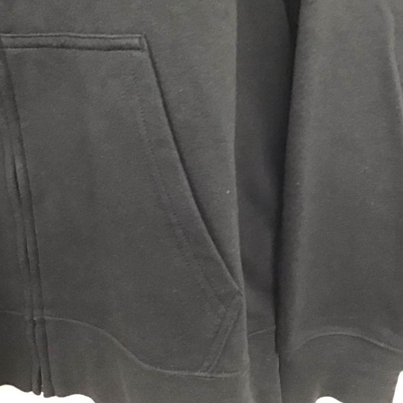 ザノースフェイス THE NORTH FACE パーカー 長袖 ジップアップパーカー 長袖パーカー カジュアルジャケット L ロゴ、文字 黒 / ブラック /  メンズ USED 古着 中古 10140823
