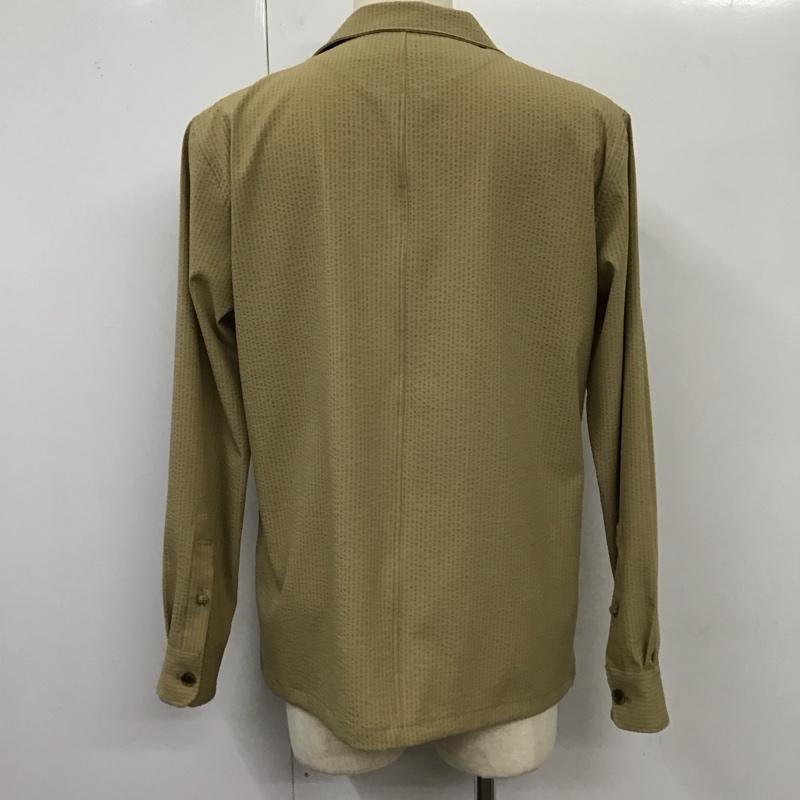 ナノユニバース nano・universe ジャケット、上着 ジャケット、ブレザー 668-3116212 LB03 シアサッカー2Bシャツジャケット カジュアルジャケット M ストライプ ベージュ / ベージュ /  メンズ USED 古着 中古 10119259