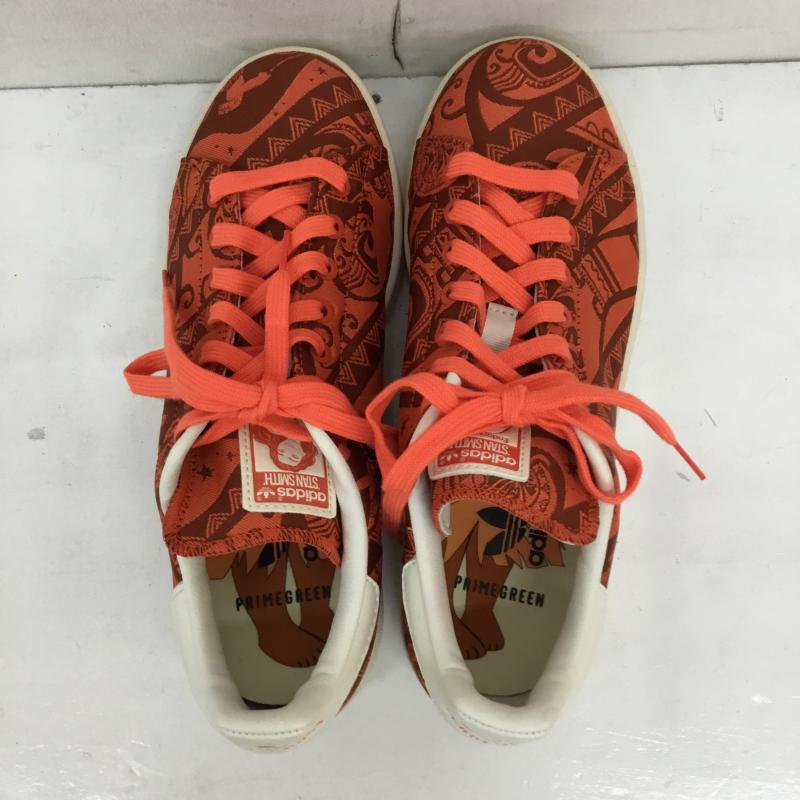 アディダス adidas スニーカー スニーカー HP5575 DISNEY モアナ スタンスミス 24.0cm 総柄 X キャラクター 橙 / オレンジ / X 白 / ホワイト /  レディース USED 古着 中古 10133473