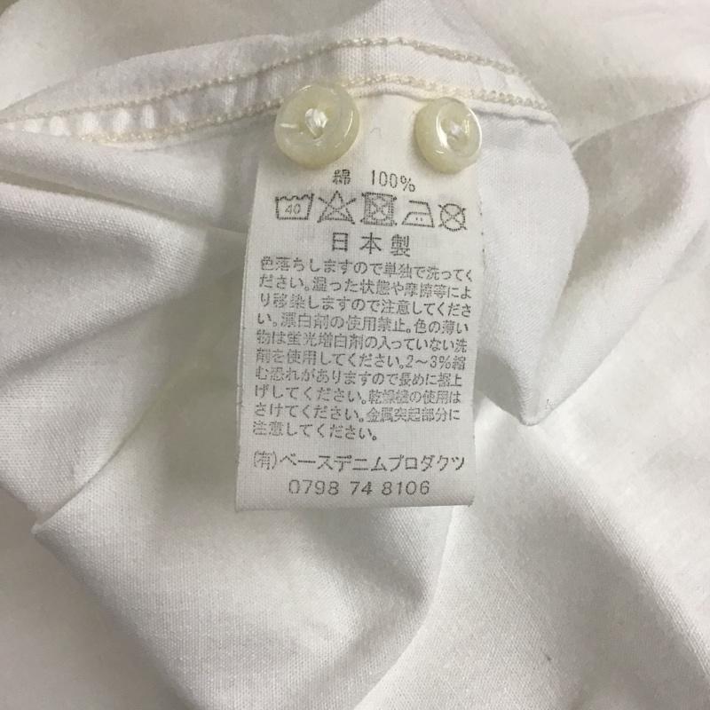 オアスロウ orSlow シャツ、ブラウス 長袖 長袖シャツ 無地シャツ カラーシャツ ボタンダウンシャツ 2 無地 白 / ホワイト /  メンズ USED 古着 中古 10130904