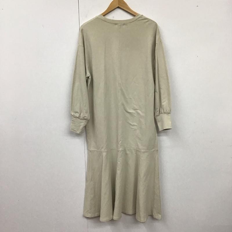 ローリーズファーム LOWRYS FARM ワンピース ロングスカート FREE 無地 ベージュ / ベージュ /  レディース USED 古着 中古 10120158