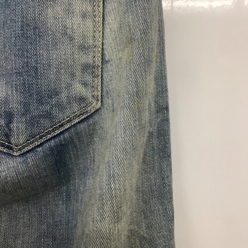 ザラ ZARA パンツ デニム、ジーンズ 4433 004 400 ストレッチ ダメージ加工 青 / ブルー /  レディース USED 古着 中古 10117734