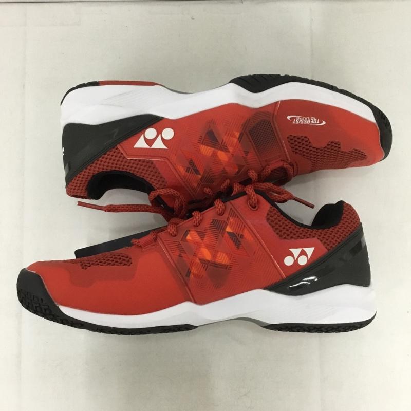 ヨネックス YONEX スニーカー スニーカー SHTSWGC テニスシューズ パワークッション ソニケージワイド GC 27cm 27.0cm ロゴ、文字 赤 / レッド / X 白 / ホワイト / X 黒 / ブラック /  メンズ USED 古着 中古 10142486