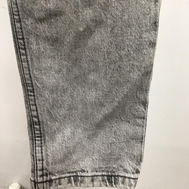 ザラ ZARA パンツ デニム、ジーンズ デニムパンツ ストレートパンツ スリムパンツ カジュアルパンツ 34 無地 黒 / ブラック /  レディース USED 古着 中古 10109245