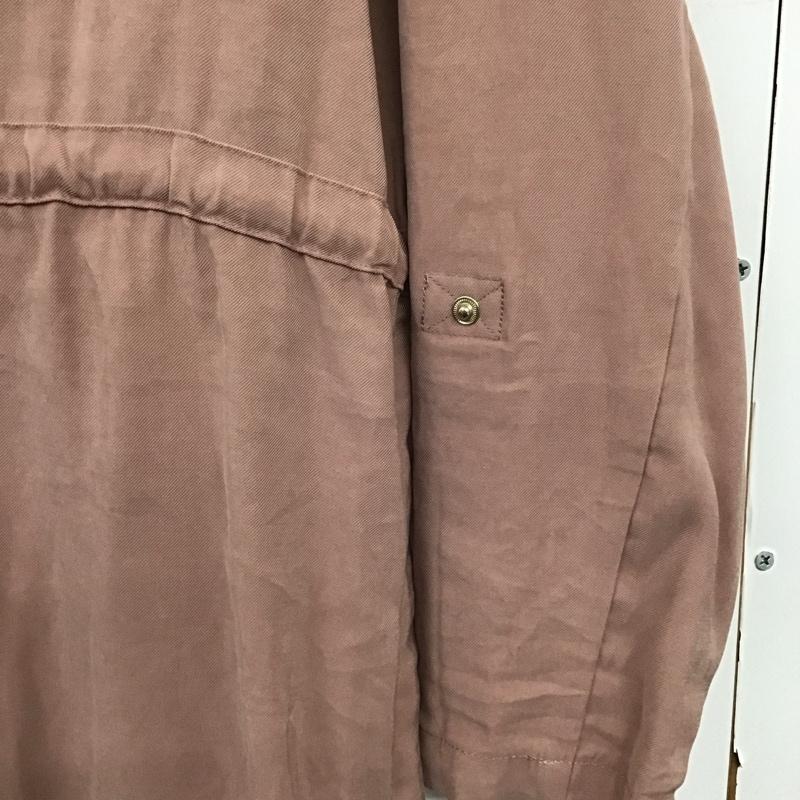 ザラ ZARA ジャケット、上着 ジャケット、ブレザー 7102 224 646 シャツジャケット ロング丈 S 無地 桃 / ピンク /  レディース USED 古着 中古 10139236