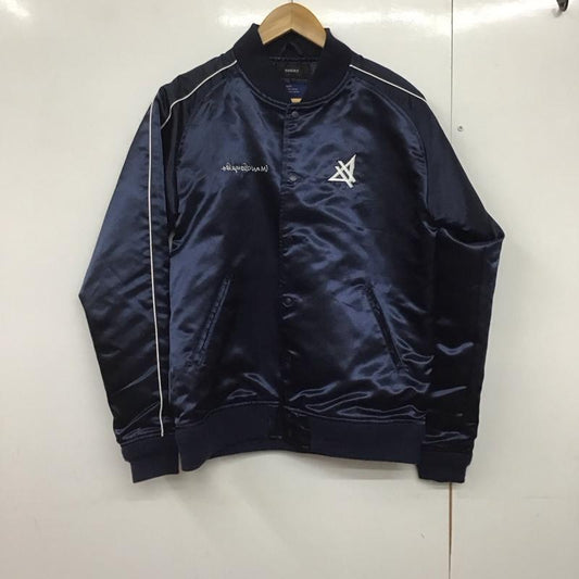 インヘリット INHERIT ジャケット、上着 ジャケット、ブレザー 2g5-8409 MarkGonzales ブルゾン アウター ラグラン M ロゴ、文字 紺 / ネイビー /  メンズ USED 古着 中古 10141456
