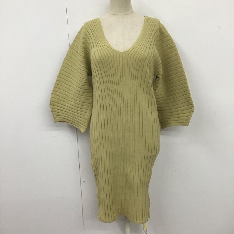 ロイヤルパーティー ROYAL PARTY ワンピース ミニスカート FREE 無地 薄緑 / ライトグリーン /  レディース USED 古着 中古 10121349