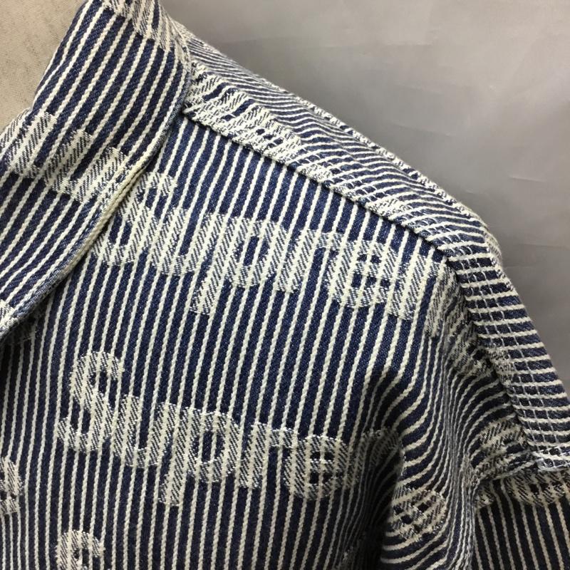 シュプリーム Supreme ジャケット、上着 ジャケット、ブレザー 24ss DenimChoreTruckerJacket ヒッコリーデニムジャケット XL 総柄 インディゴ / インディゴ /  メンズ USED 古着 中古 10122283