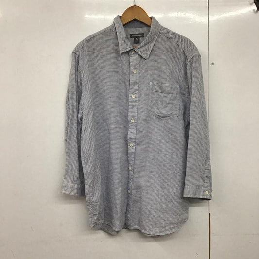エディーバウアー Eddie Bauer シャツ、ブラウス 七分袖 M  マルチカラー / マルチカラー /  メンズ USED 古着 中古 10141181