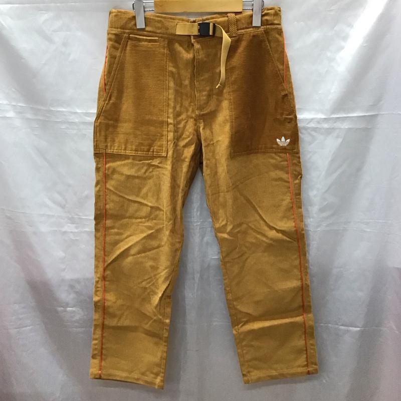 アディダスオリジナルス adidas originals パンツ ワークパンツ、ペインターパンツ コーデュロイパンツ ワイドパンツ ストレートパンツ カジュアルパンツ L 無地 ベージュ / ベージュ /  メンズ USED 古着 中古 10113893