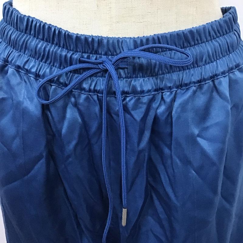 ジーナシス JEANASIS ボトムス ボトムス JS050791MC テーパードパンツ イージーパンツ FREE 無地 青 / ブルー /  レディース USED 古着 中古 10112039