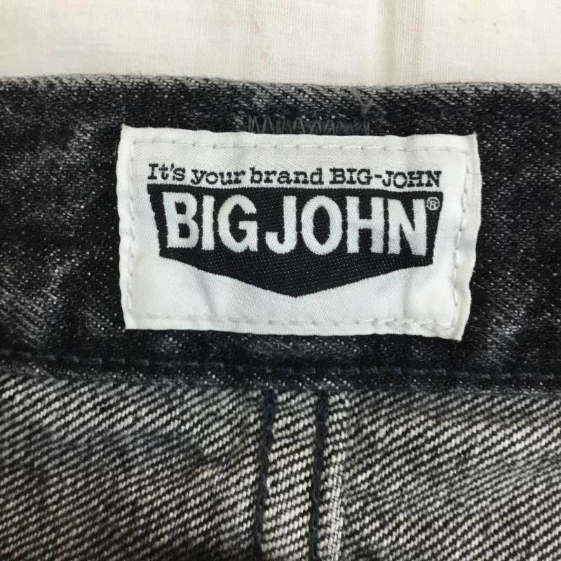 ビッグジョン Big John パンツ デニム、ジーンズ 29インチ 無地 黒 / ブラック /  レディース USED 古着 中古 10139660