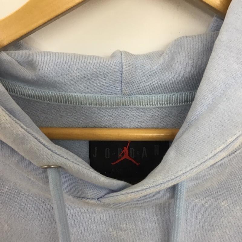 エアジョーダン AIR JORDAN パーカー 長袖 dr3088-411 長袖パーカー プルオーバーパーカー スウェット XXL プリント 水色 / ライトブルー /  メンズ USED 古着 中古 10132103