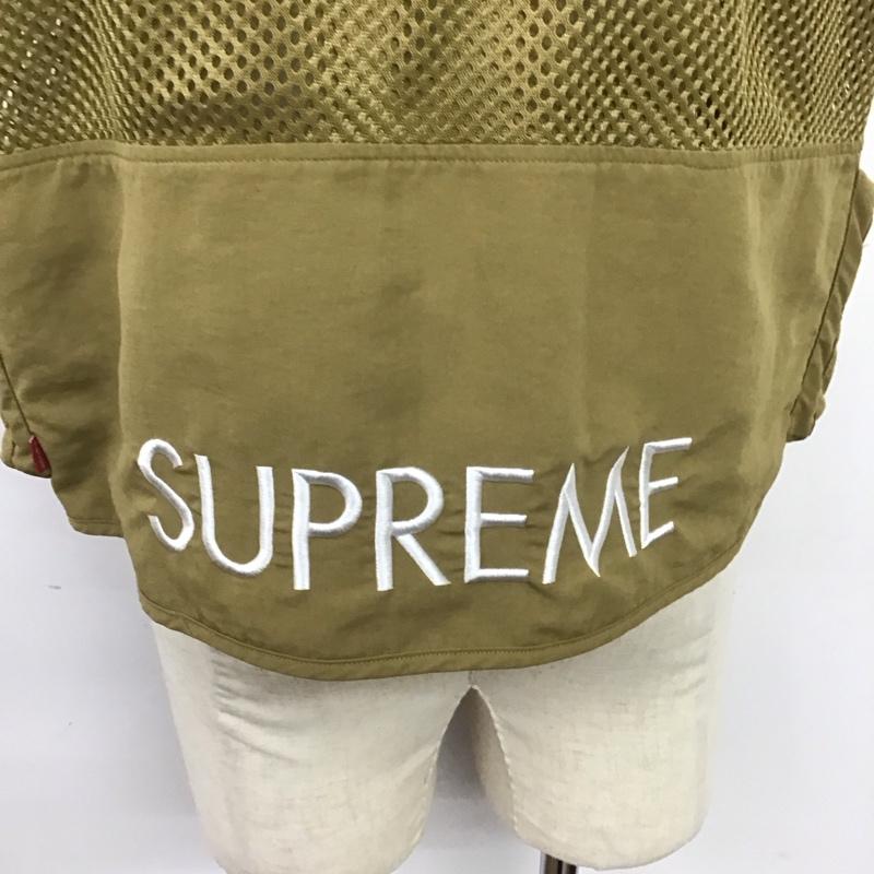 シュプリーム Supreme ベスト ベスト np22003i 20SSCargoVest THENORTHFACE コラボ M ロゴ、文字 ベージュ / ベージュ /  メンズ USED 古着 中古 10125622