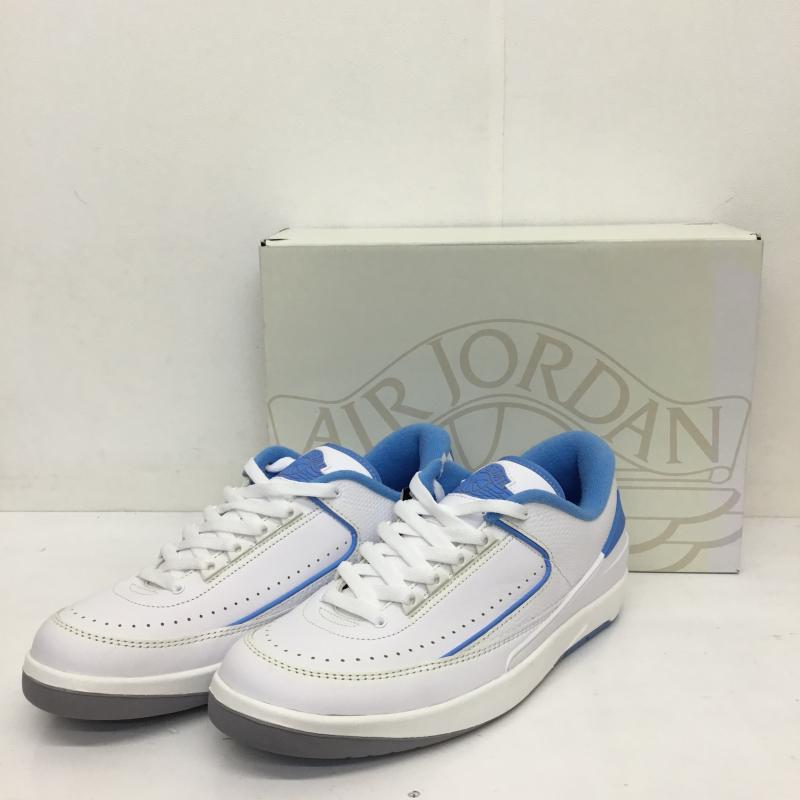 ナイキ NIKE スニーカー スニーカー Nike Air Jordan 2 Retro Low University Blue 28.5cm ロゴ、文字 白 / ホワイト / X 水色 / ライトブルー /  メンズ USED 古着 中古 10128863