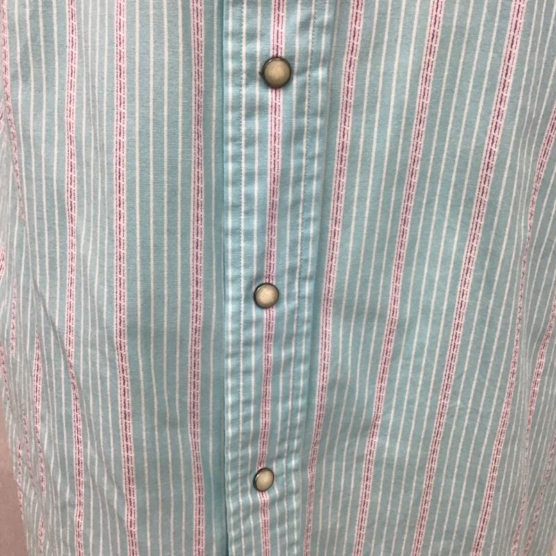 ポロバイラルフローレン Polo by RALPH LAUREN シャツ、ブラウス 半袖 半袖シャツ カラーシャツ 半袖カットソー ストライプシャツ L ストライプ マルチカラー / マルチカラー /  メンズ USED 古着 中古 10112799