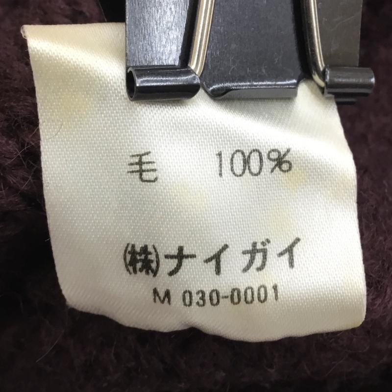 ポロラルフローレン POLO RALPH LAUREN ニット、セーター 長袖 90s LL ワンポイント ボルドー / ボルドー /  メンズ USED 古着 中古 10139632