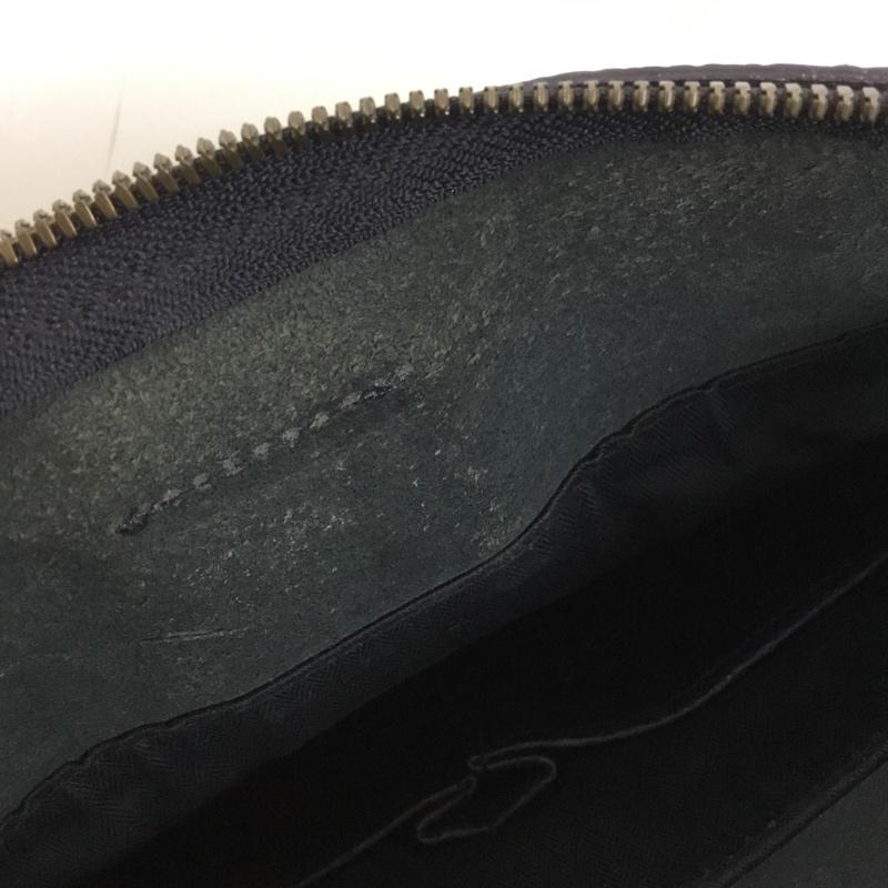 ゲンテン genten ショルダーバッグ ショルダーバッグ レザー ロゴ、文字 紺 / ネイビー /  レディース USED 古着 中古 10147728