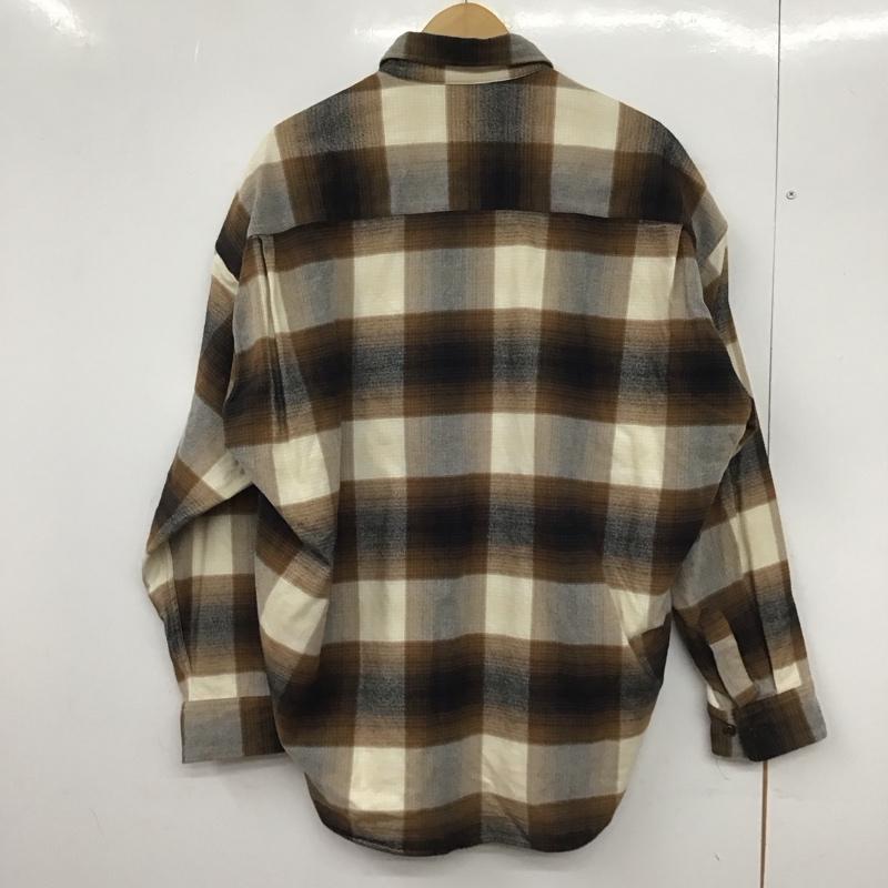 ゴールド GOLD シャツ、ブラウス 長袖 長袖シャツ チェックシャツ カラーシャツ S チェック マルチカラー / マルチカラー /  メンズ USED 古着 中古 10145938