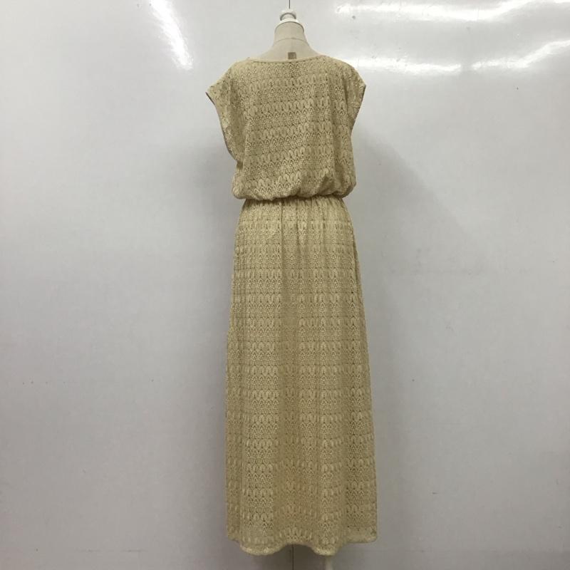 アパートバイローリーズ apart by lowrys ワンピース ロングスカート AP271052YG Vネック FREE 無地 黄 / イエロー /  レディース USED 古着 中古 10108616