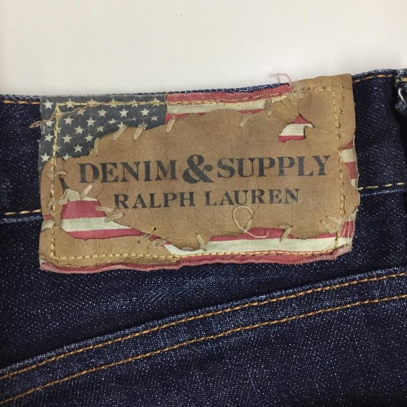 デニムアンドサプライラルフローレン DENIM & SUPPLYRALPHLAUREN パンツ デニム、ジーンズ 28インチ 無地 インディゴ / インディゴ /  メンズ USED 古着 中古 10110637