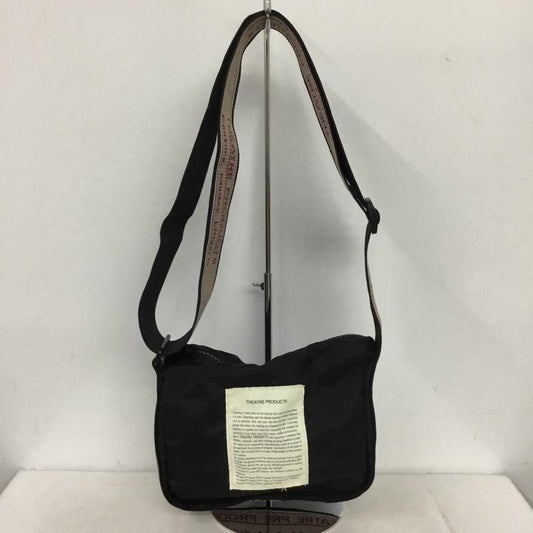 シアタープロダクツ THEATRE PRODUCTS ショルダーバッグ ショルダーバッグ ロゴ、文字 黒 / ブラック /  レディース USED 古着 中古 10146325