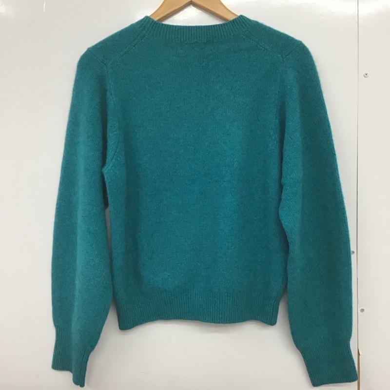 イエナ IENA ニット、セーター 長袖 21-080-900-3380-4-0 クルーネック ロゴ、文字 緑 / グリーン /  レディース USED 古着 中古 10147738