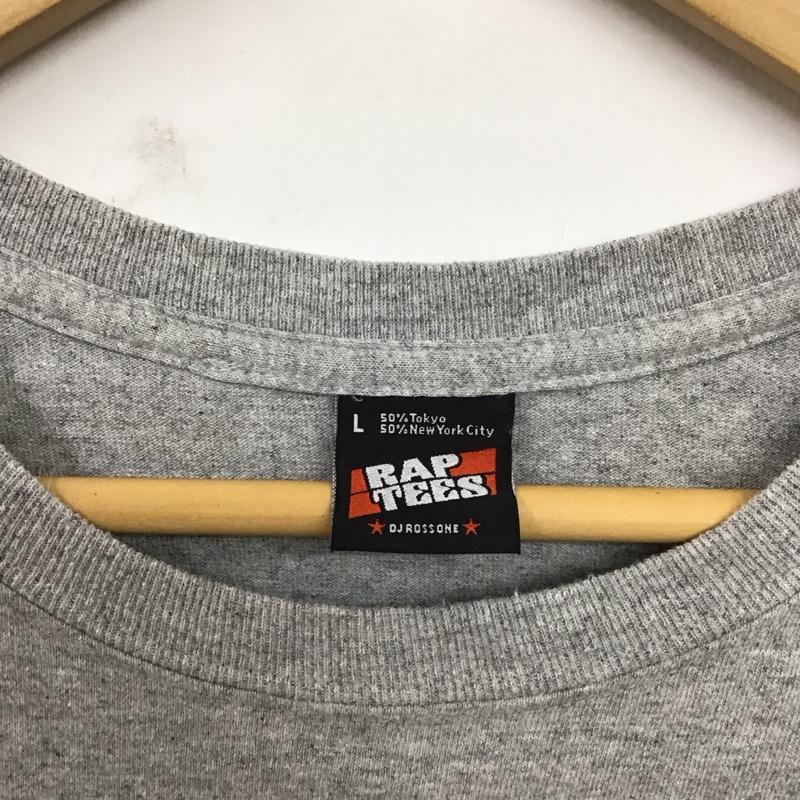 古着 USED Tシャツ 半袖 BEASTIE BOYS RAPTEES バンドTシャツ L ロゴ、文字 灰 / グレー /  メンズ USED 古着 中古 10123350