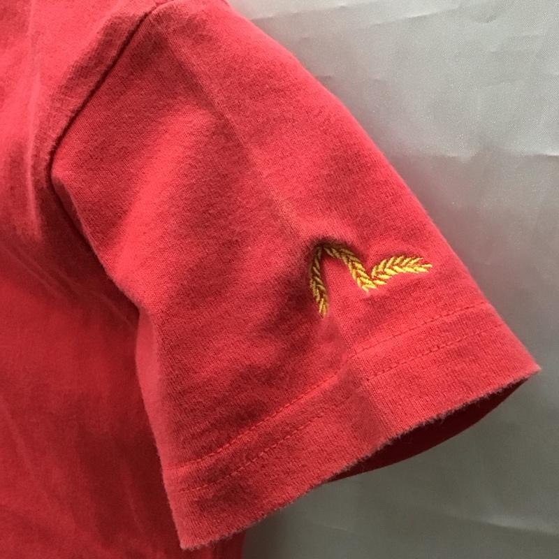 エヴィス EVISU Tシャツ 半袖 120cm キッズ 120cm ワンポイント 赤 / レッド /  ボーイズ USED 古着 中古 10116921
