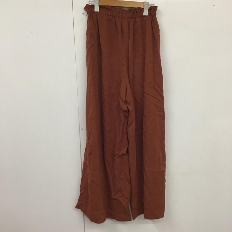 ミラオーウェン Mila Owen ボトムス ボトムス 09WFP192031 タッセル付きワイドパンツ 1 無地 茶 / ブラウン /  レディース USED 古着 中古 10129574