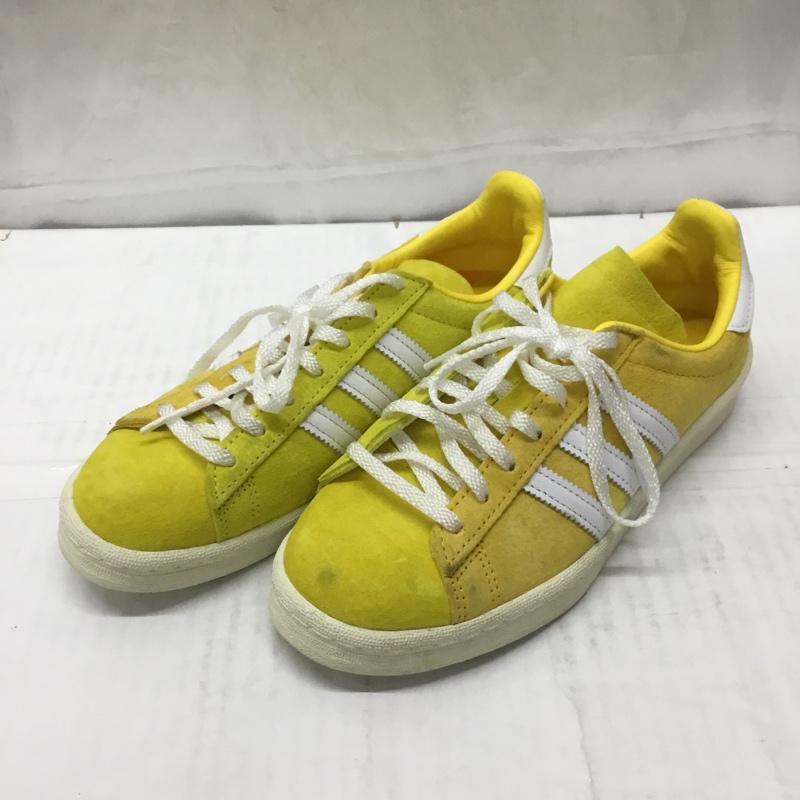 アディダス adidas スニーカー スニーカー FX5443 CAMPUS 80s 23.5cm 23.5cm ロゴ、文字 黄 / イエロー / X 白 / ホワイト /  レディース USED 古着 中古 10110610